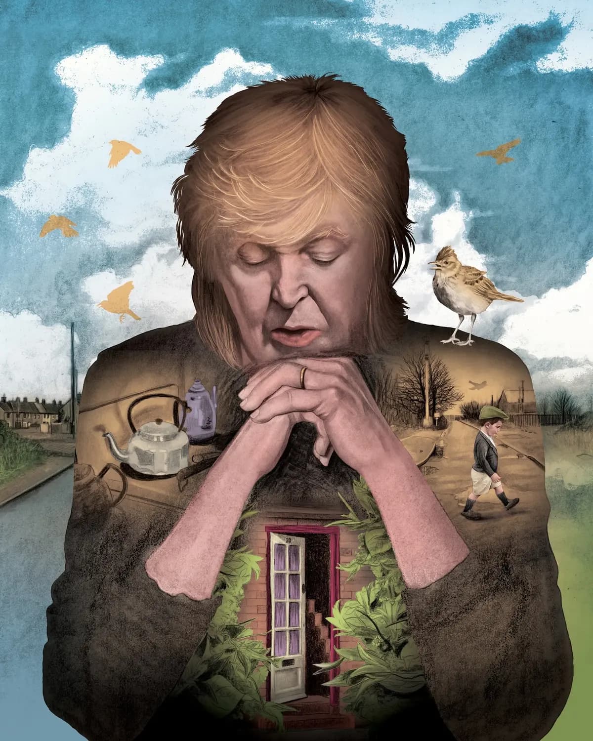 Brian Lutz used a pencil to reveal the life within Paul McCartney for Rolling Stone