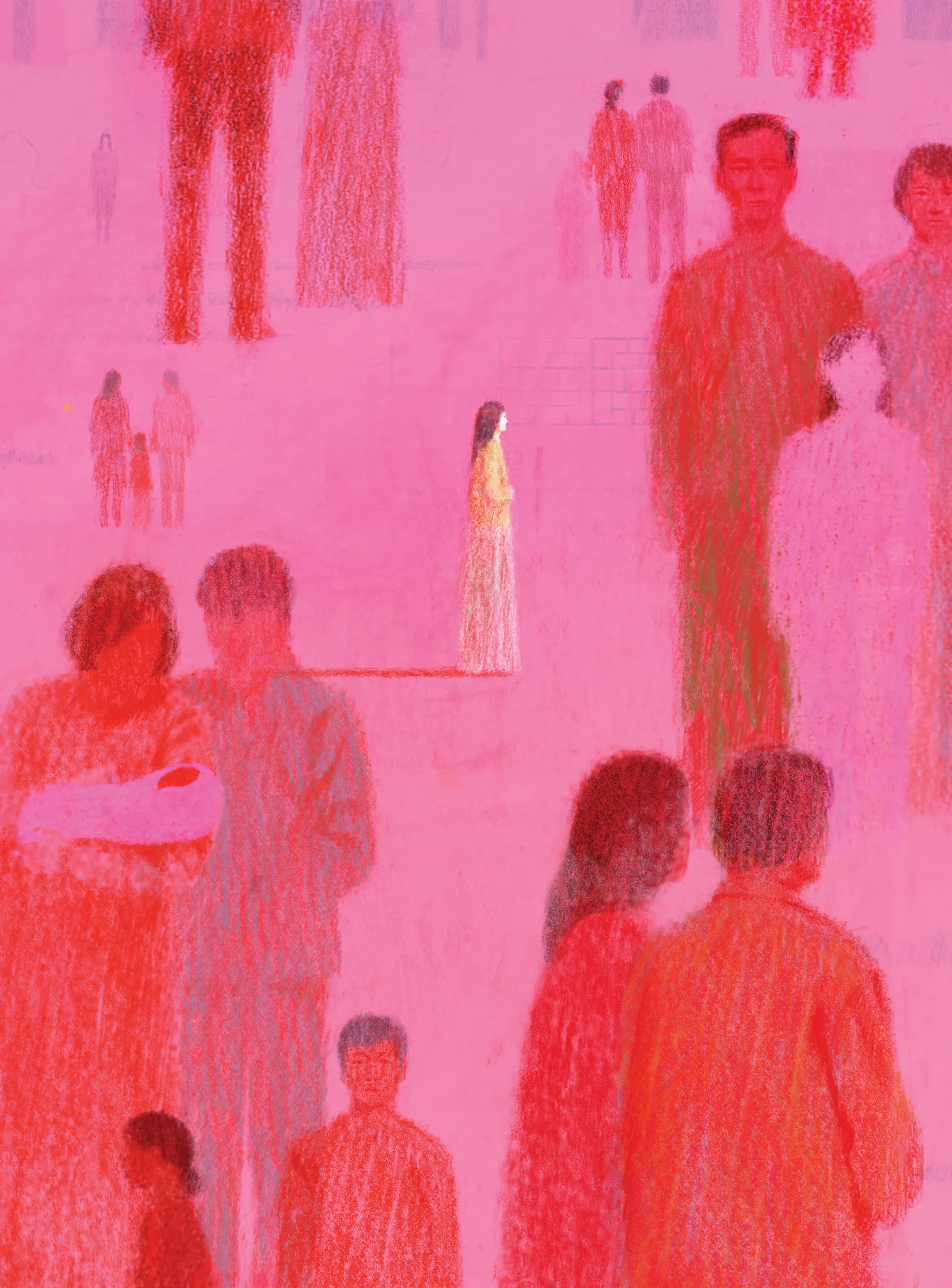 Dadu Shin’s Crowd of Ghosts for Wired Magazine