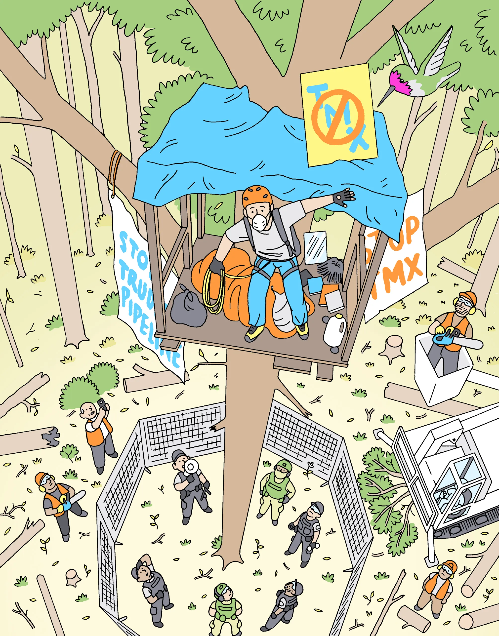 Pete Gamlen Draws a Standoff from Above